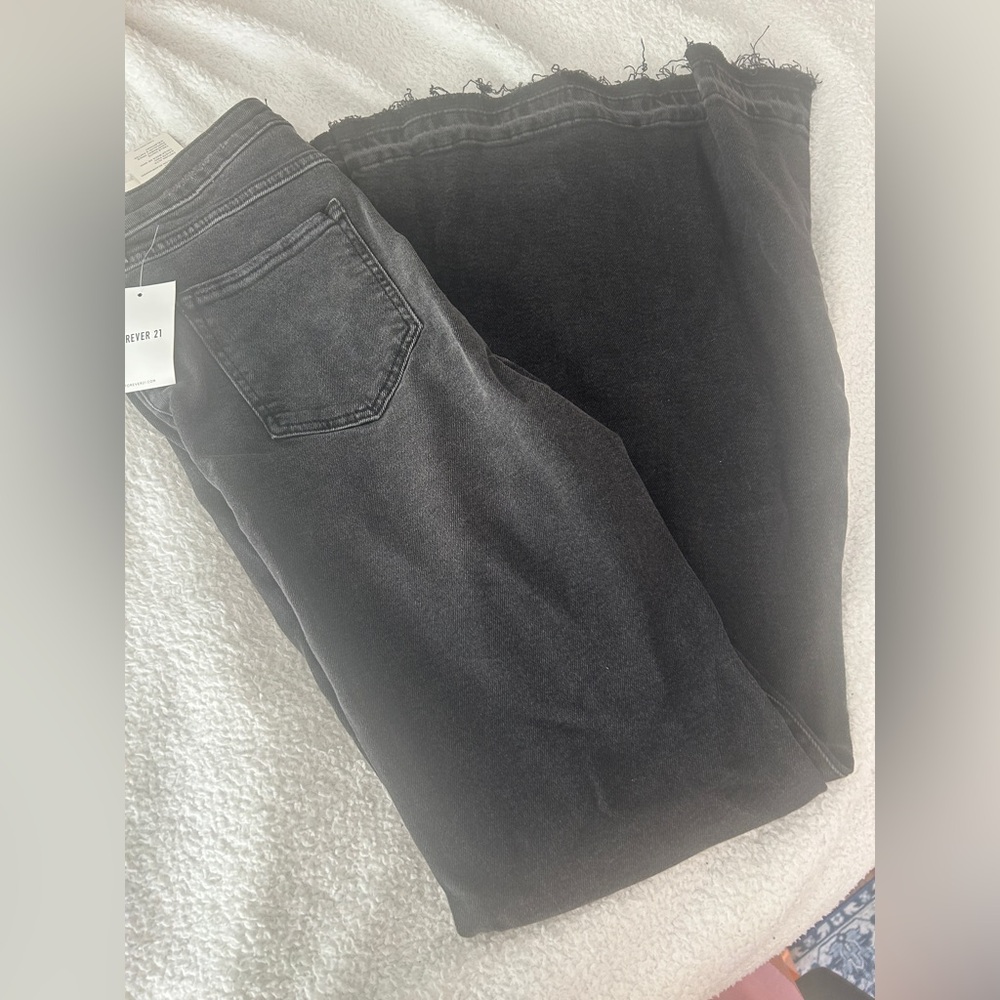 Forever 21 Black Flare Jeans